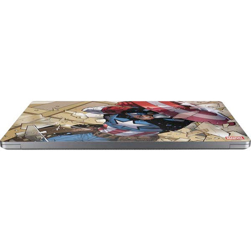 Marvel Captain America Epic Shield Break Universal Laptop 18in (14.6 x 10.6in) Skin