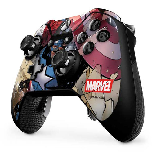 Marvel Captain America Epic Shield Break Xbox One Elite Controller Skin