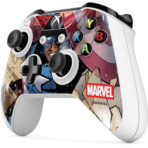 Marvel Captain America Epic Shield Break Xbox One S All-Digital Edition Bundle Skin