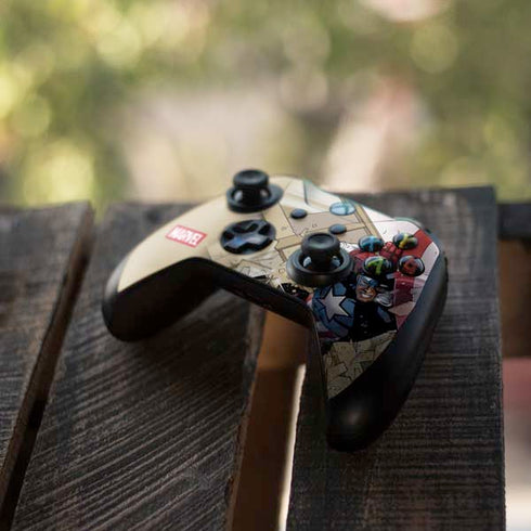 Marvel Captain America Epic Shield Break Xbox One S Controller Skin