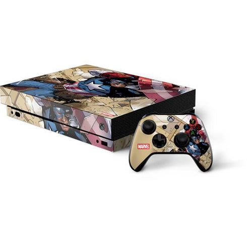 Marvel Captain America Epic Shield Break Xbox One X Bundle Skin