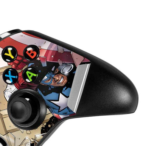 Marvel Captain America Epic Shield Break Xbox One X Controller Skin