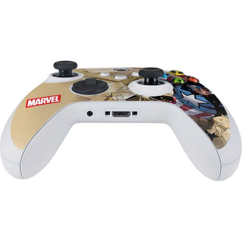 Marvel Captain America Epic Shield Break Xbox Series S Controller Skin