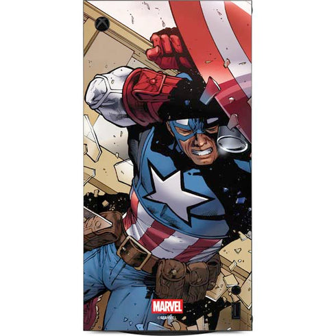 Marvel Captain America Epic Shield Break XBox Series X Digital Edition Console Skin