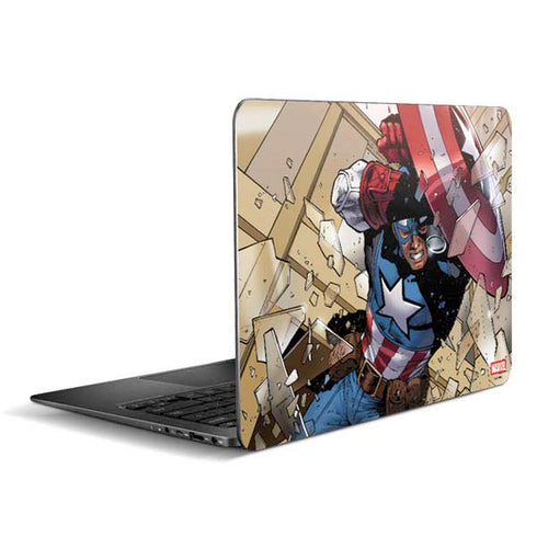 Marvel Captain America Epic Shield Break Zenbook UX305FA 13.3in Skin
