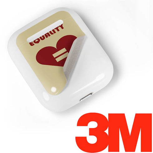 Equality Heart Apple AirPods Skin
