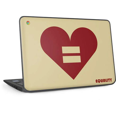 Equality Heart HP Chromebook Skin