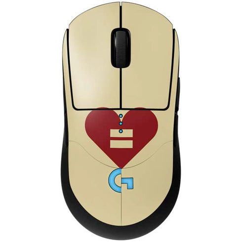 Equality Heart G Pro Wireless Gaming Mouse Skin