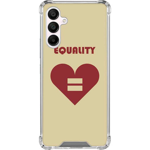 Equality Heart Galaxy A16 5G Clear Case