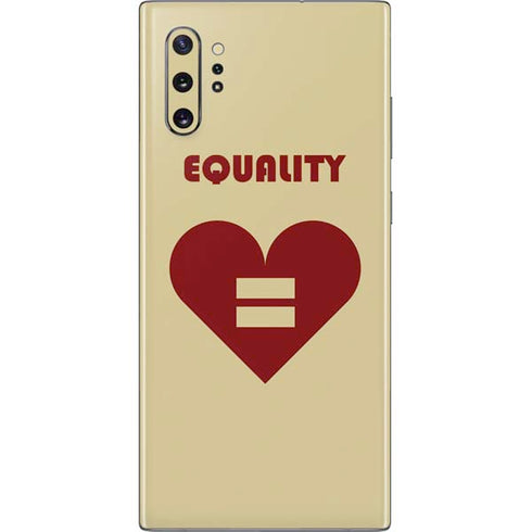 Equality Heart Galaxy Note 10 Plus Skin