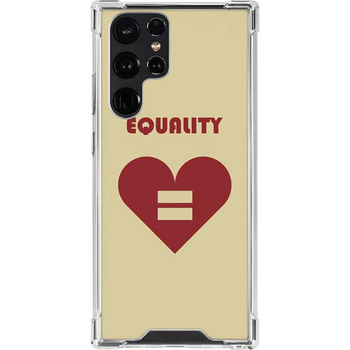 Equality Heart Galaxy S23 Ultra Clear Case
