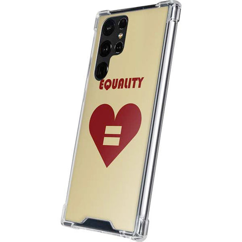 Equality Heart Galaxy S23 Ultra Clear Case
