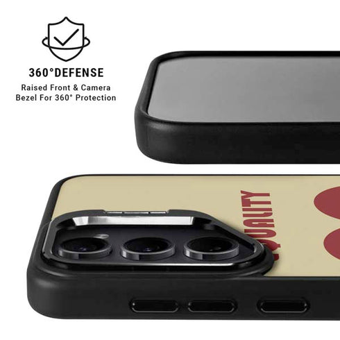 Equality Heart Galaxy S25 Kickstand Case