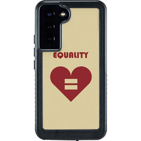 Equality Heart Galaxy S24 Plus Waterproof Case
