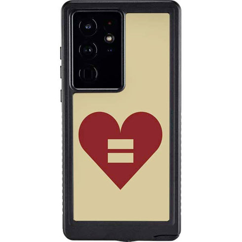 Equality Heart Galaxy S24 Ultra Waterproof Case