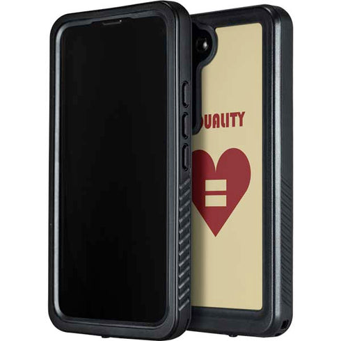 Equality Heart Galaxy S24 Waterproof Case