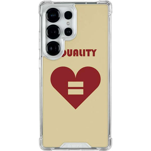 Equality Heart Galaxy S25 Ultra Clear Case