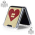 Equality Heart Galaxy Z Flip6 Clear Case