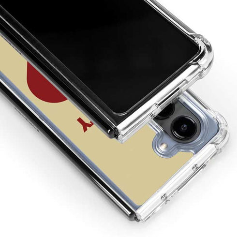 Equality Heart Galaxy Z Fold5 5G Clear Case