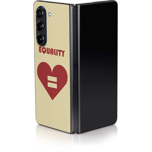 Equality Heart Galaxy Z Fold5 5G Skin