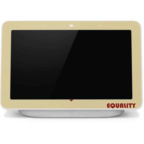 Equality Heart Google Home Hub Skin