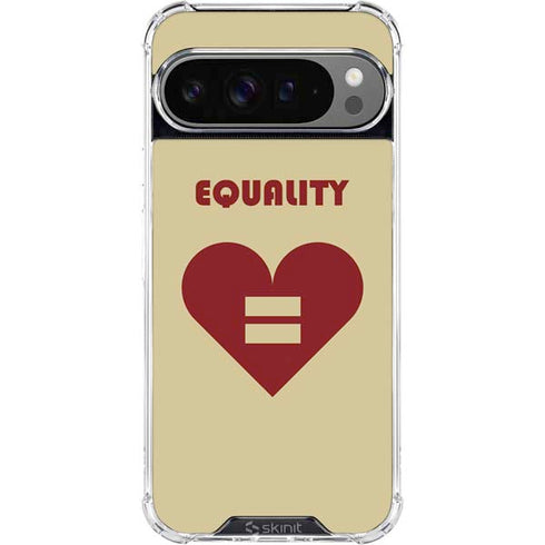 Equality Heart Google Pixel 10 Pro XL Clear Case