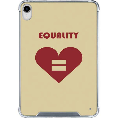 Equality Heart iPad 11th Gen (2025) Clear Case