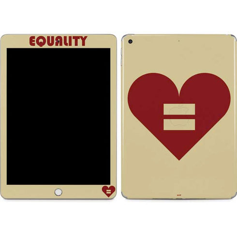 Equality Heart Apple iPad Skin