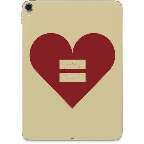 Equality Heart Apple iPad Pro Skin