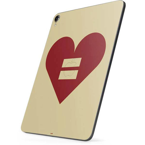 Equality Heart Apple iPad Pro Skin