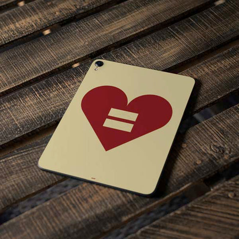 Equality Heart Apple iPad Pro Skin