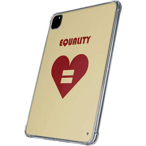 Equality Heart iPad Pro 11in (2024) Clear Case
