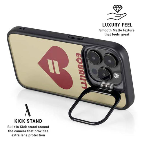 Equality Heart iPhone 14 Pro Kickstand Case