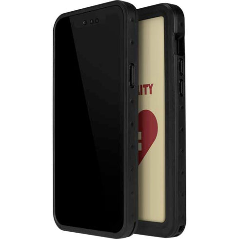 Equality Heart iPhone 15 Pro Waterproof Case