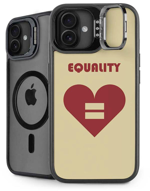 Equality Heart iPhone 16 Plus Kickstand Case