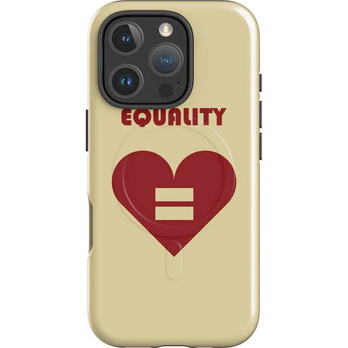 Equality Heart iPhone 16 Pro Magsafe Impact Case