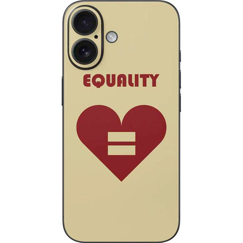 Equality Heart iPhone 16 Skin