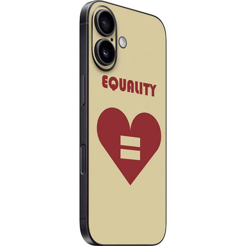 Equality Heart iPhone 16 Skin