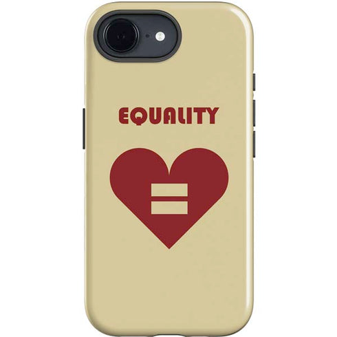 Equality Heart iPhone 16e Impact Case