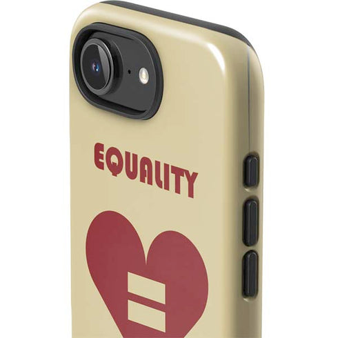 Equality Heart iPhone 16e Impact Case