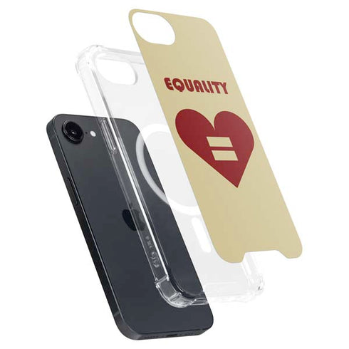 Equality Heart iPhone 16e MagSafe Case