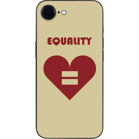 Equality Heart iPhone 16e Skin