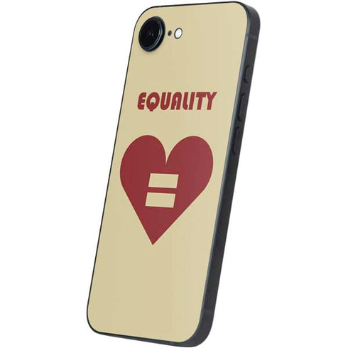 Equality Heart iPhone 16e Skin