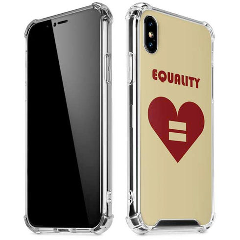 Equality Heart iPhone X/XS Clear Case