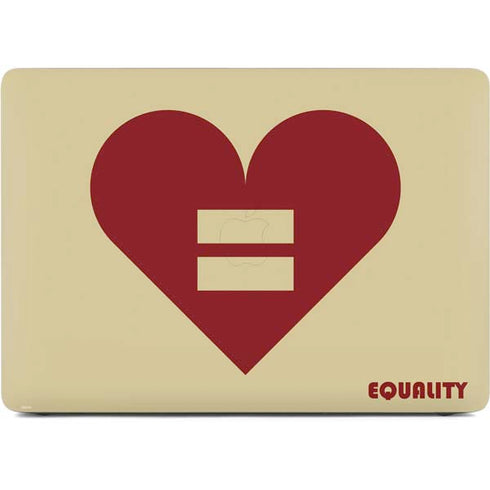 Equality Heart Apple MacBook Air Skin