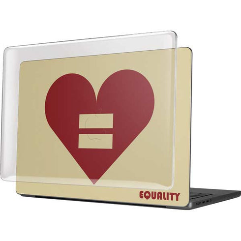 Equality Heart MacBook Pro 14in (2021-24) Case plus Skin