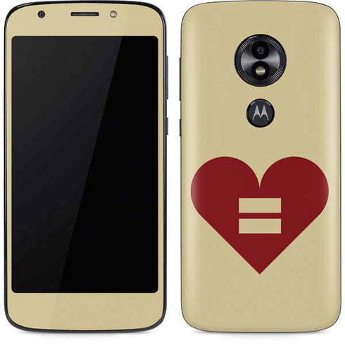 Equality Heart Moto E5 Play Skin