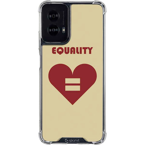 Equality Heart Moto G Power 5G (2024) Clear Case