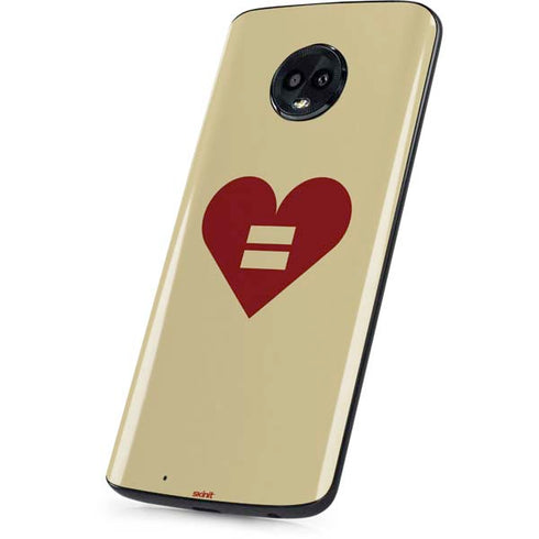 Equality Heart Moto G6 Skin