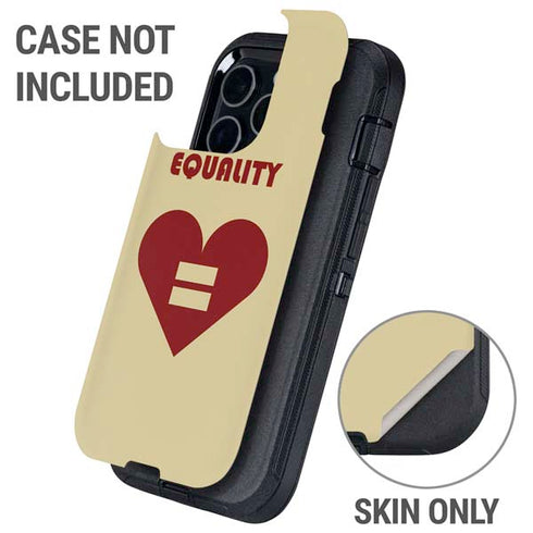 Equality Heart Otterbox Defender iPhone Skin
